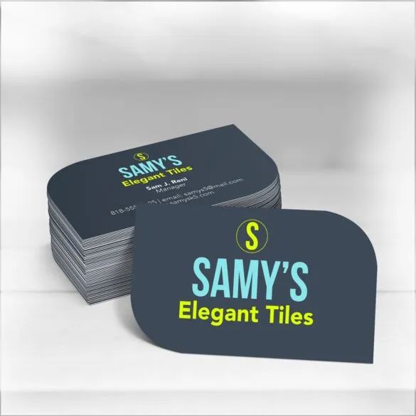 Leaf Business Cards — Detail 1
