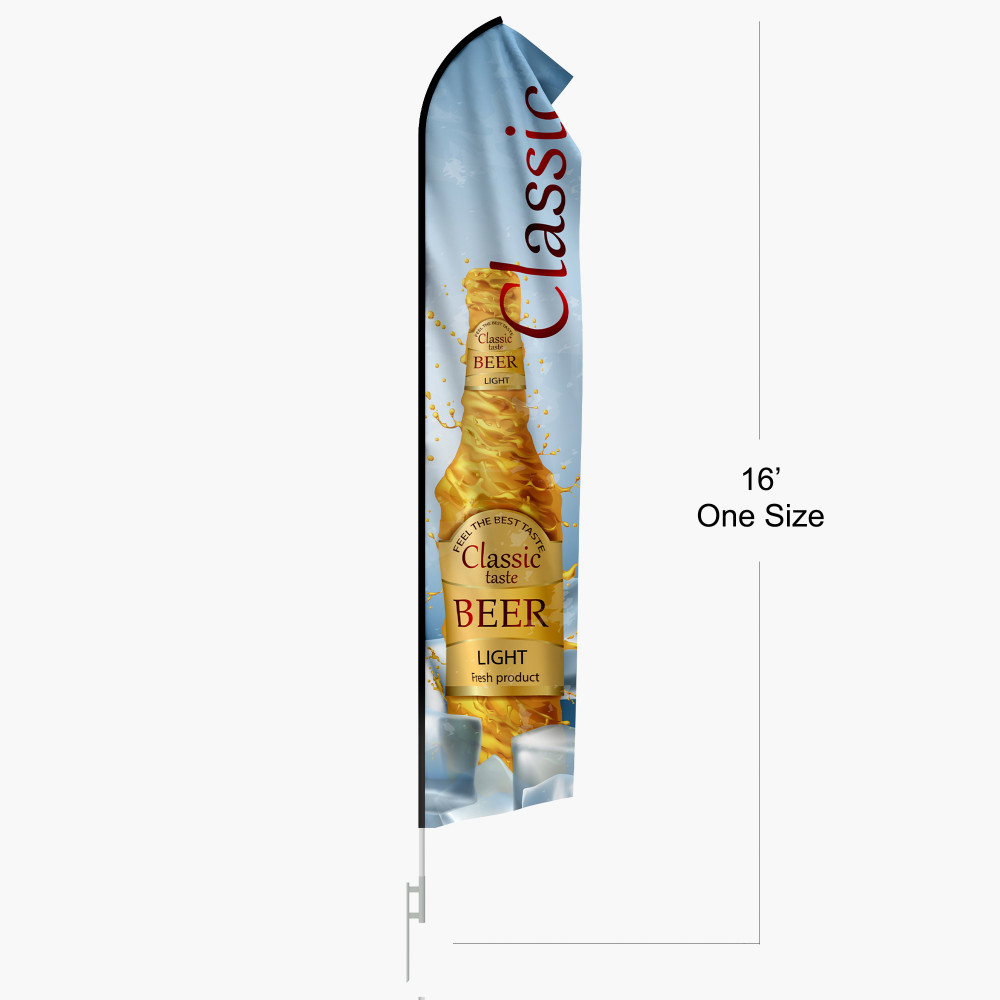 Econo Stock Flag — 16 ft size view