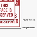 Aluminum Sign — Detail 1