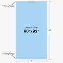 Product Diagram — 60" x 92"
