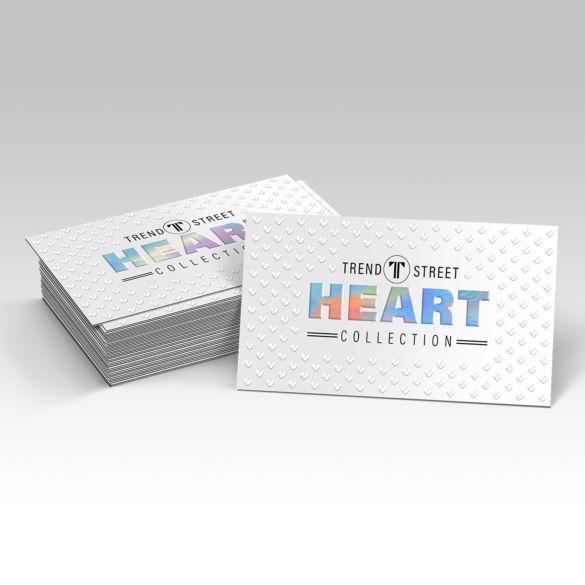 Dual Raised Business Cards — Detail 1