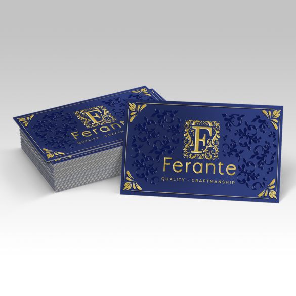 Dual Raised Business Cards — Detail 2