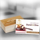 Suede Business Cards — Detail 2