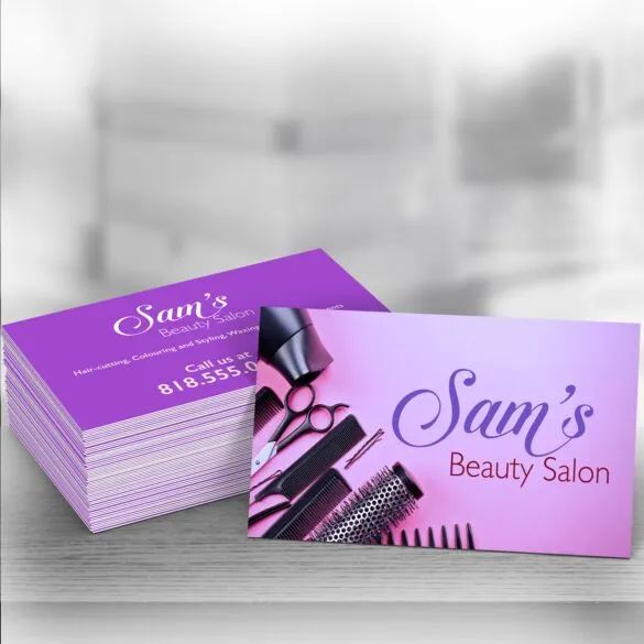 Silk Business Cards — Detail 1