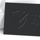 Raised Spot UV Business Cards — Detail 1