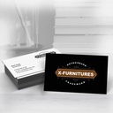 Black Edge Business Cards — Detail 1