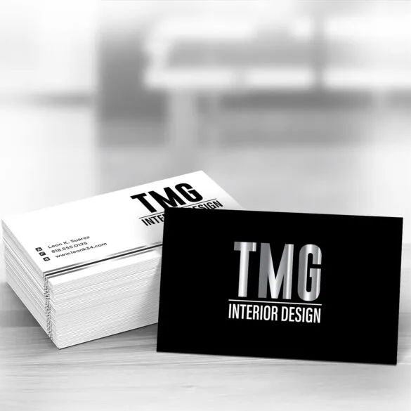 Foil Worx Business Cards — Detail 1