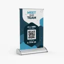 Table Top Banner Stand (Mini Retractable)