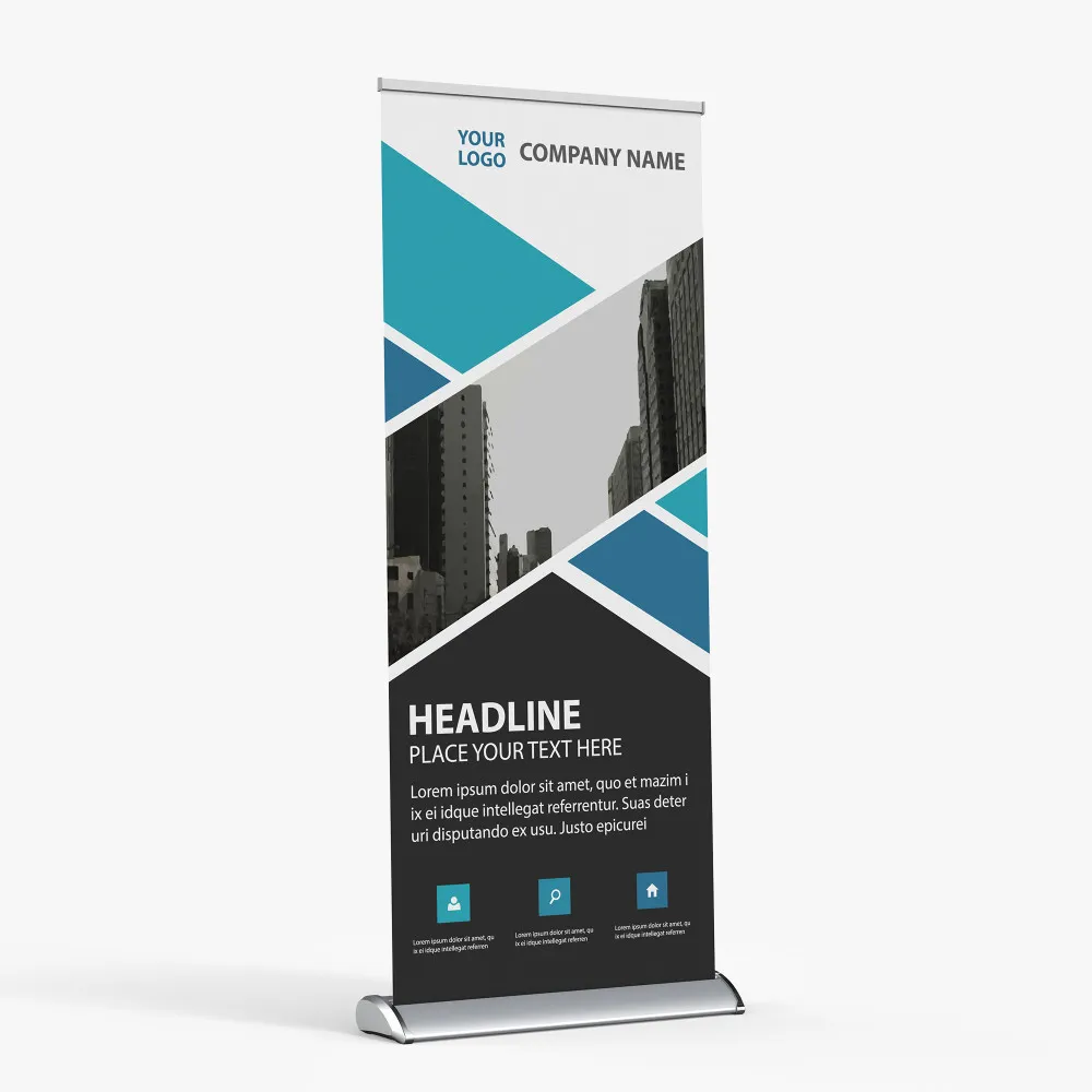 Deluxe Retractable Banner Stand (33"x81")