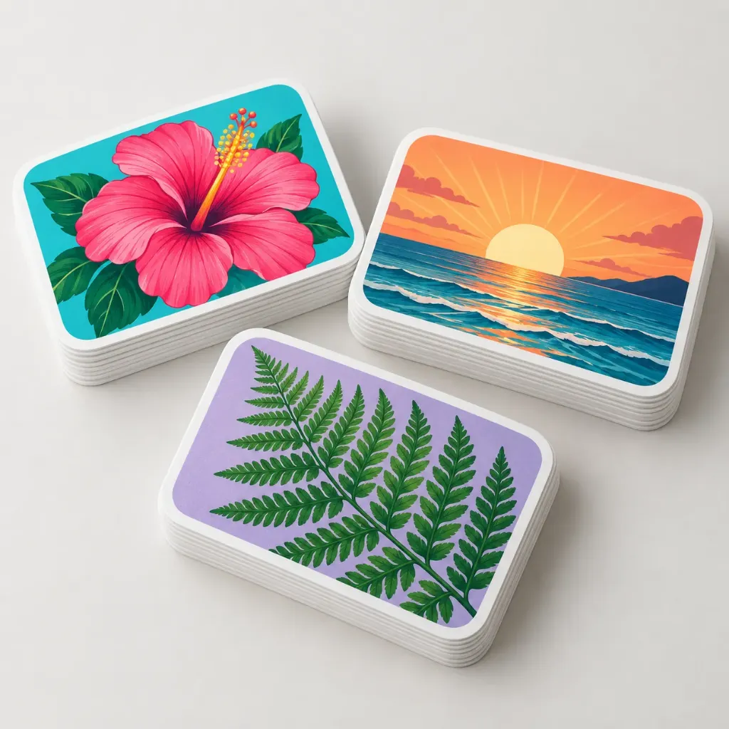 Rounded Corner Stickers