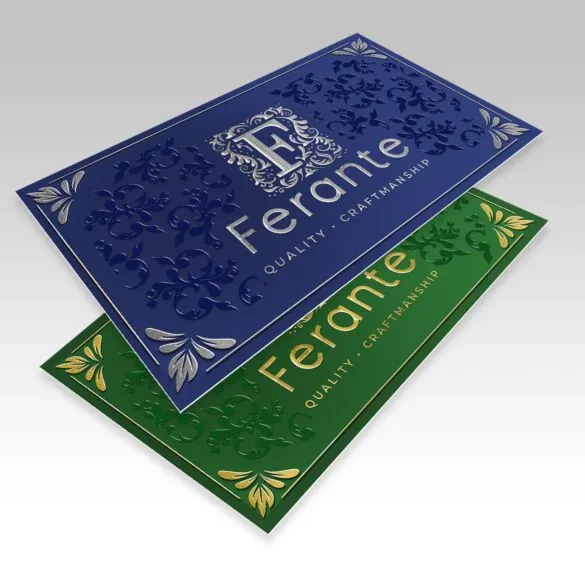 [BDS-BC-4O-DUAL-RAISED] Dual Raised Business Cards
