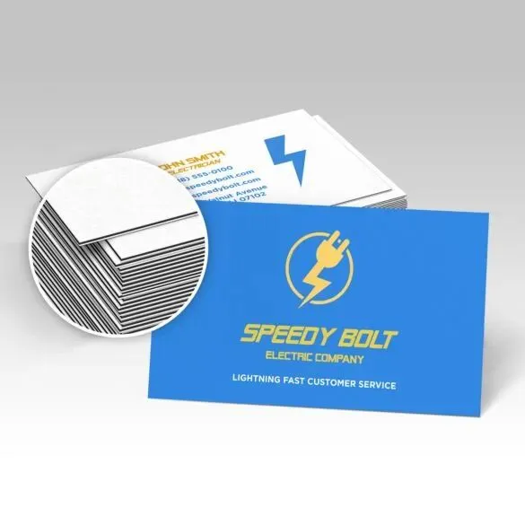 [BDS-BC-4O-BLACK-EDGE] Black Edge Business Cards