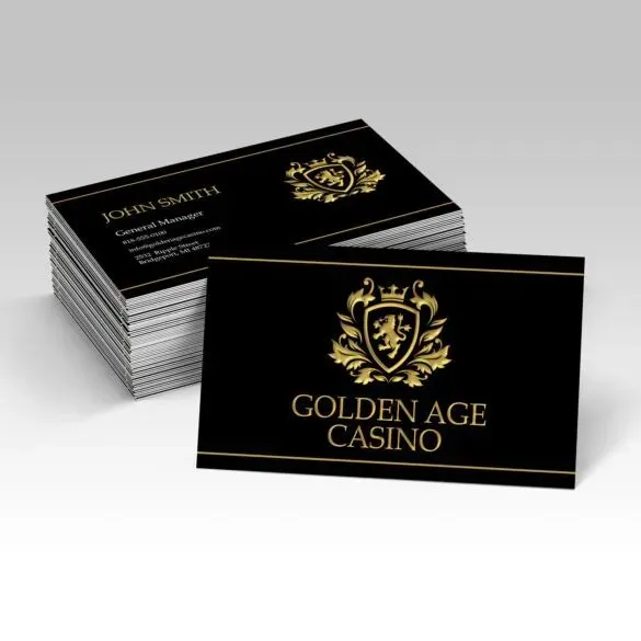 [BDS-BC-4O-RAISED-FOIL] Raised Foil Business Cards