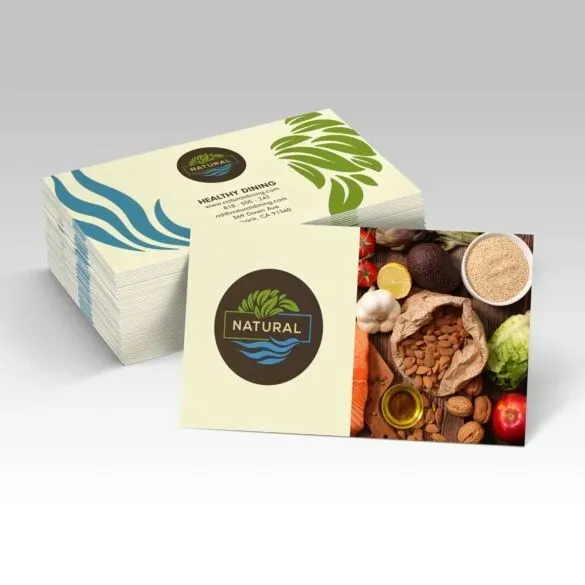 [BDS-BC-4O-NATURAL] Natural Business Cards