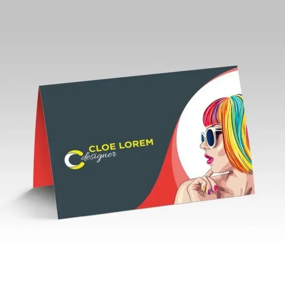 [BDS-BC-4O-FOLD-OVER] Fold-over Business Cards